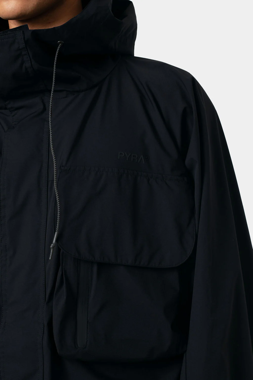 CARGO SHELL JACKET- BLACK - Image 14