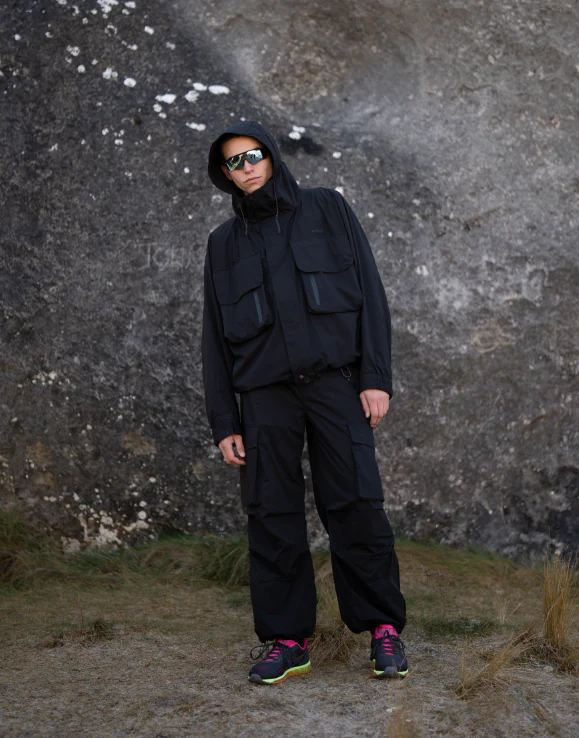 CARGO SHELL JACKET- BLACK - Image 16