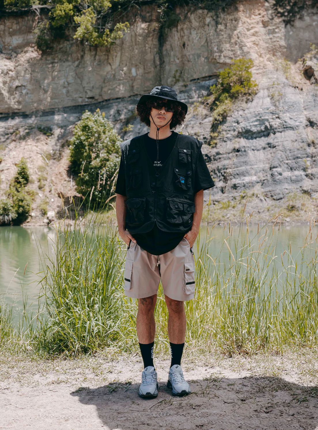 NERO CARGO SHORT - TAUPE - Image 3