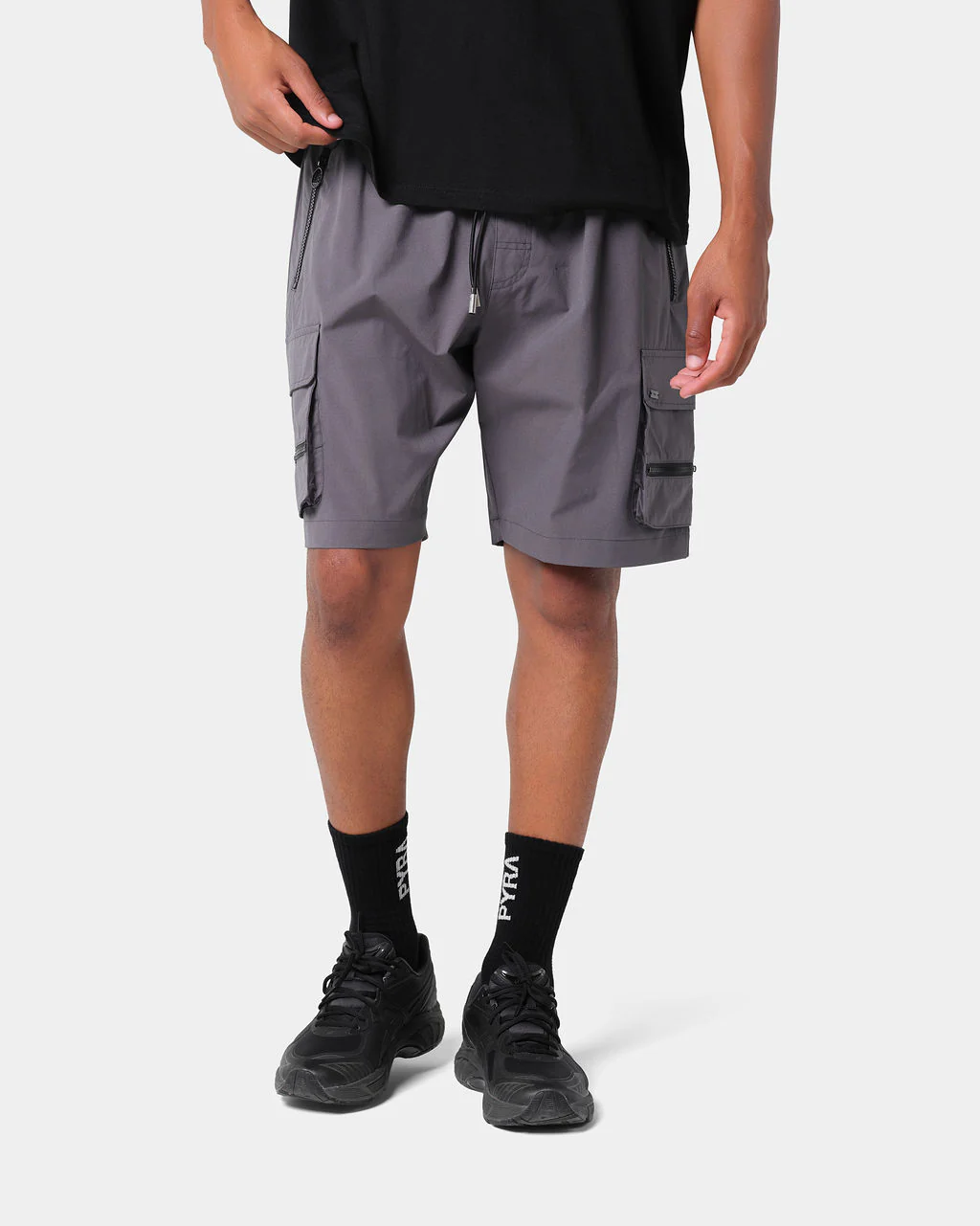 NERO CARGO SHORT - STONE - Image 4