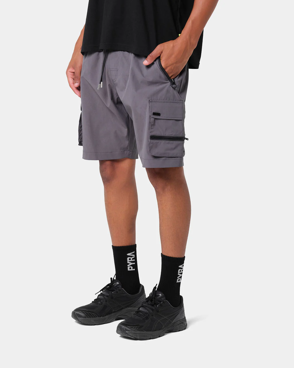 NERO CARGO SHORT - STONE - Image 5