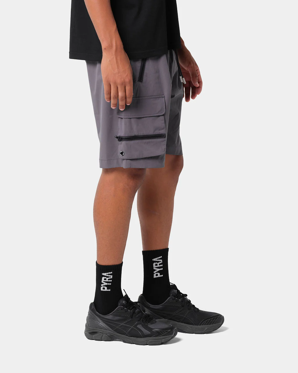 NERO CARGO SHORT - STONE - Image 7
