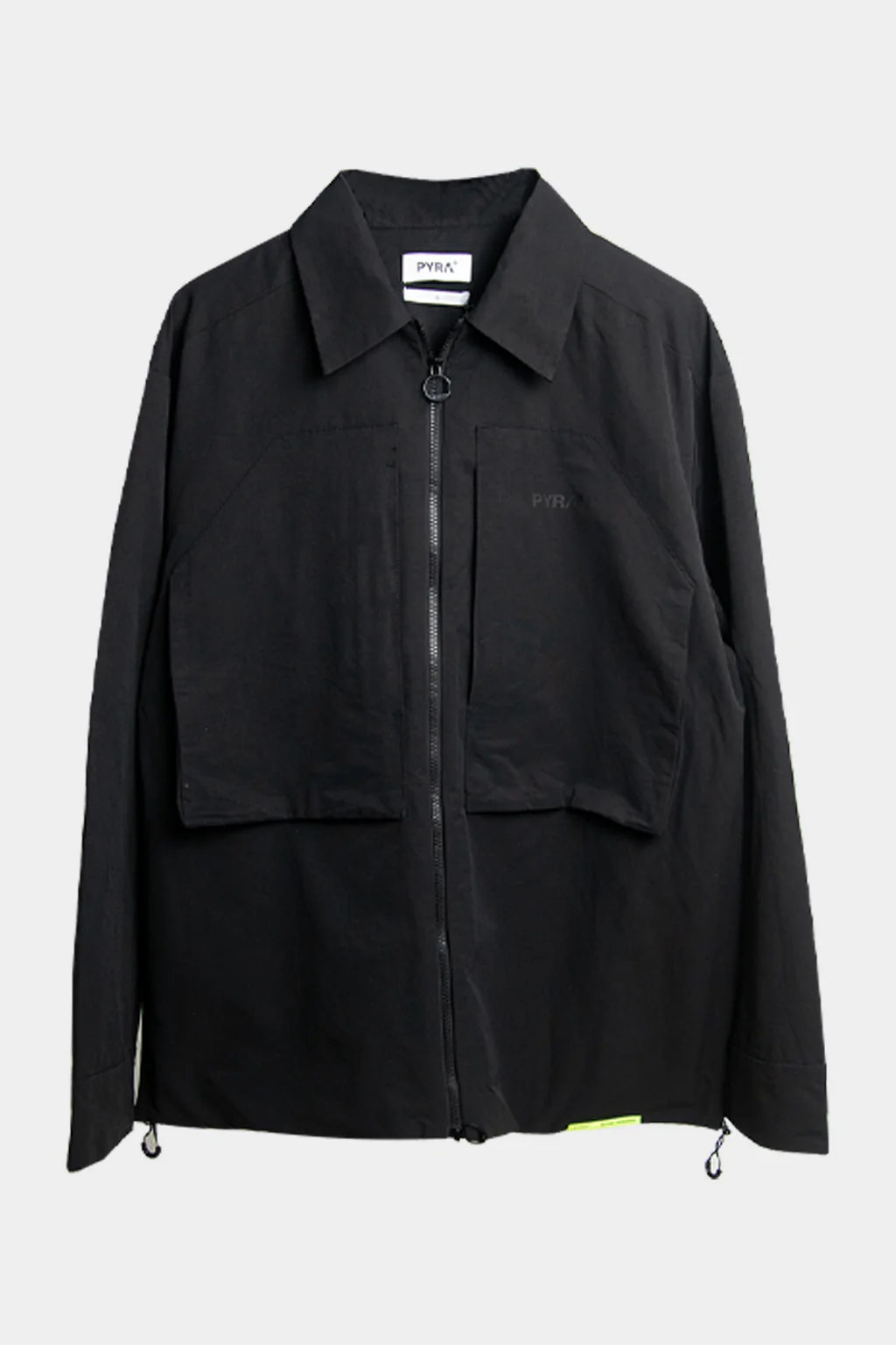 NERO NYLON OVERSHIRT - BLACK - Image 3