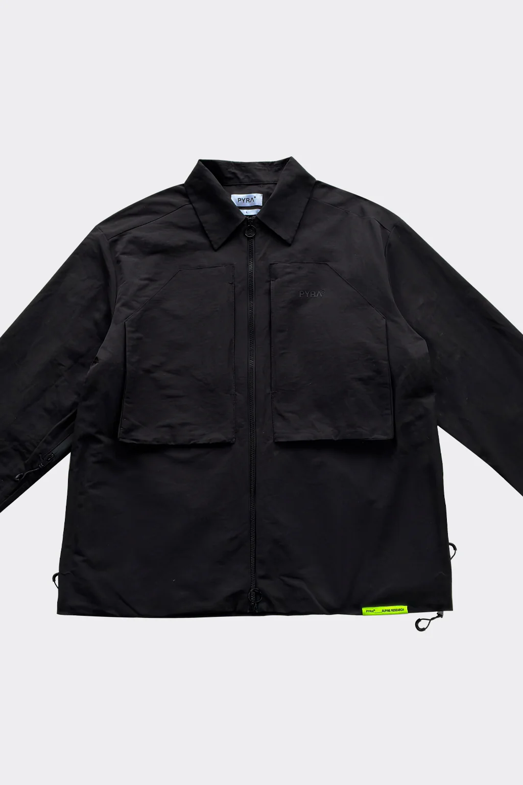 NERO NYLON OVERSHIRT - BLACK - Image 6