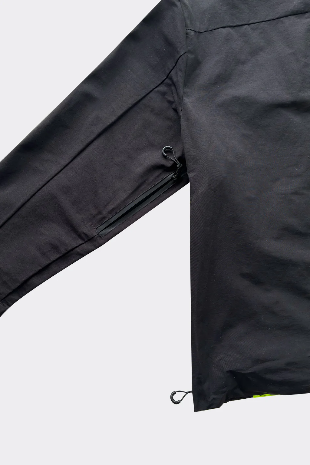 NERO NYLON OVERSHIRT - BLACK - Image 9