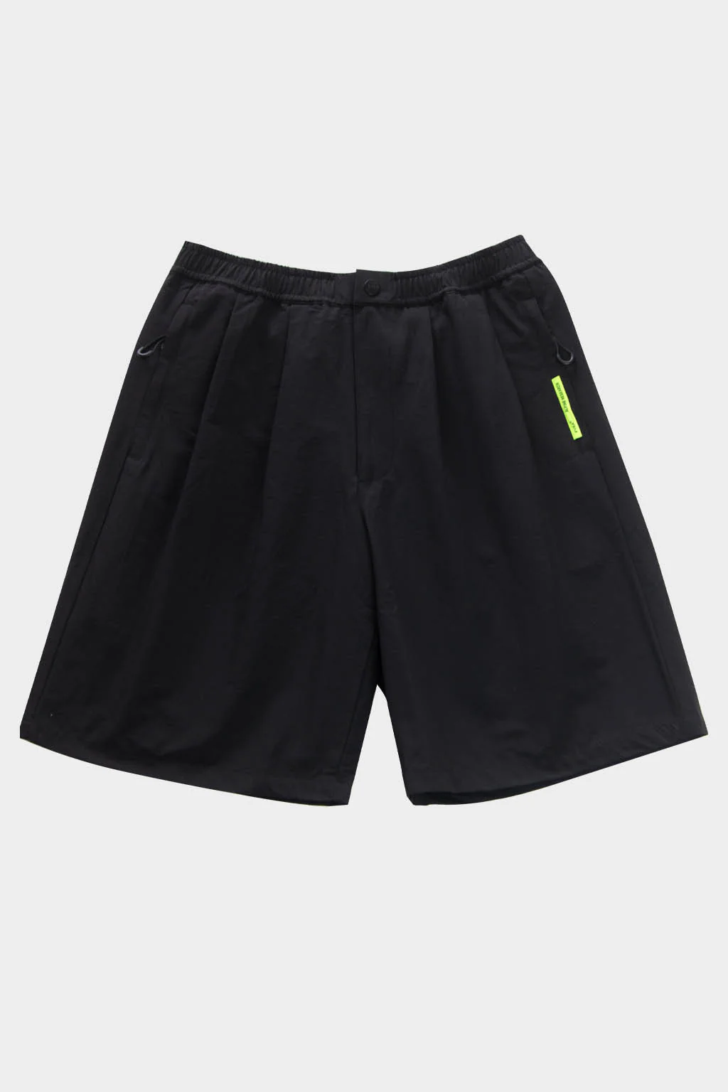 NERO NYLON PLEAT SHORT - BLACK - Image 6