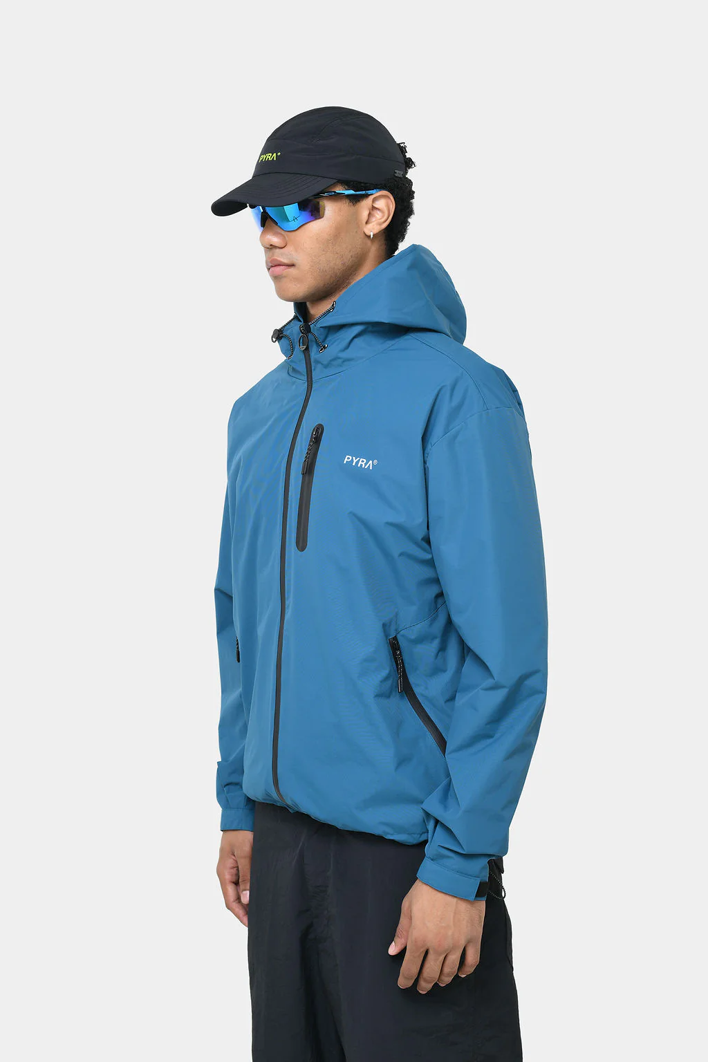 NERO SHELL JACKET - TEAL - Image 3