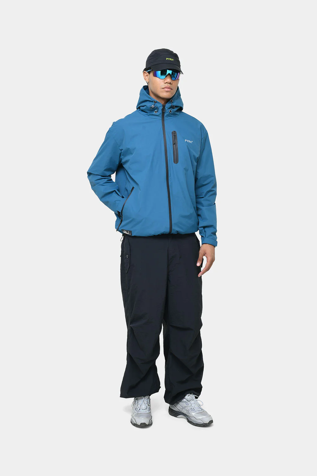 NERO SHELL JACKET - TEAL - Image 8