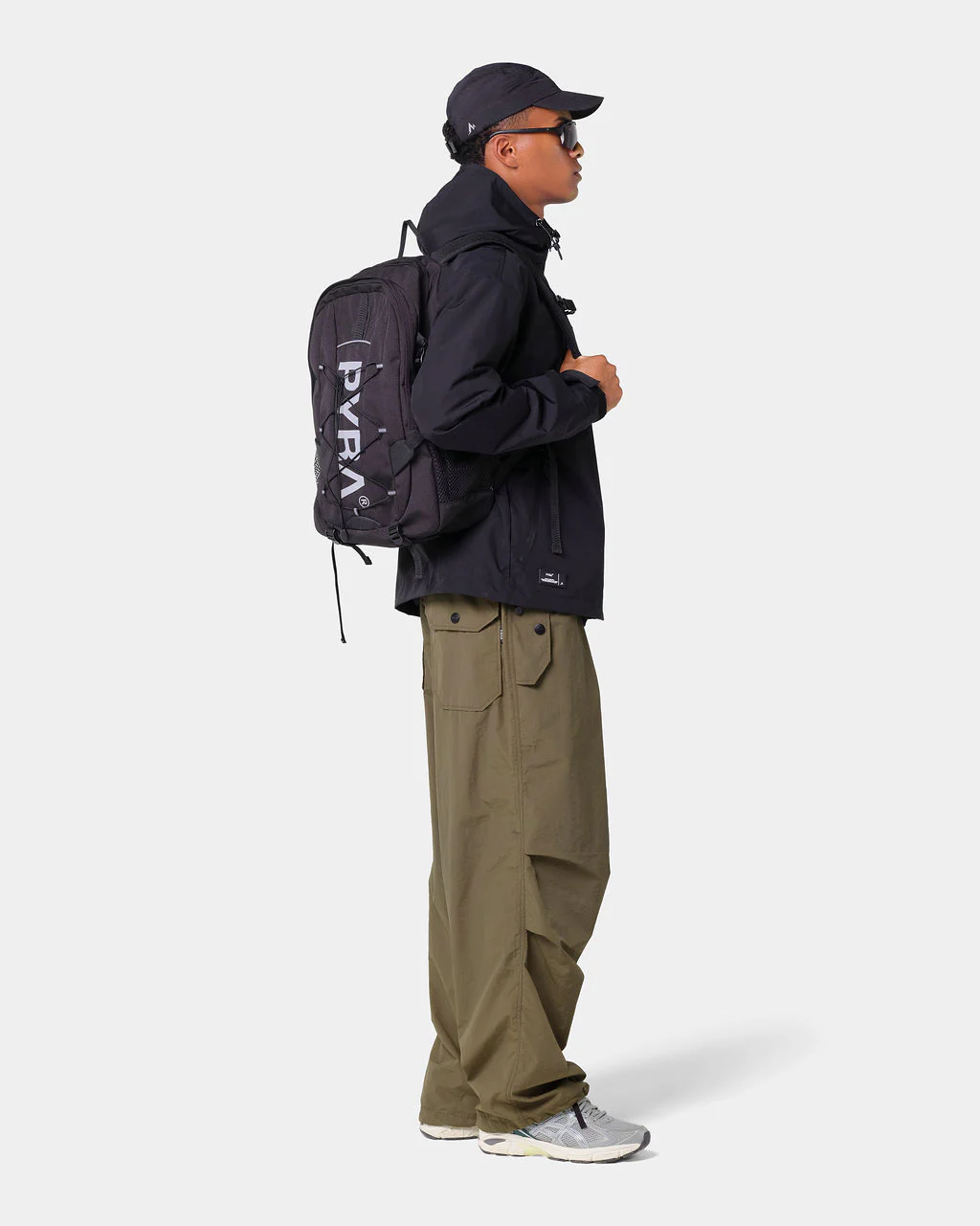NYLON PARACHUTE PANT OLIVE - Image 10