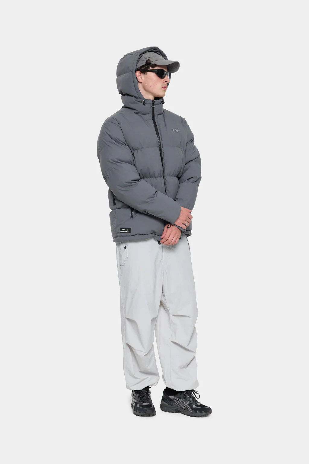 NYLON PARACHUTE PANTS- GLACIER - Image 10