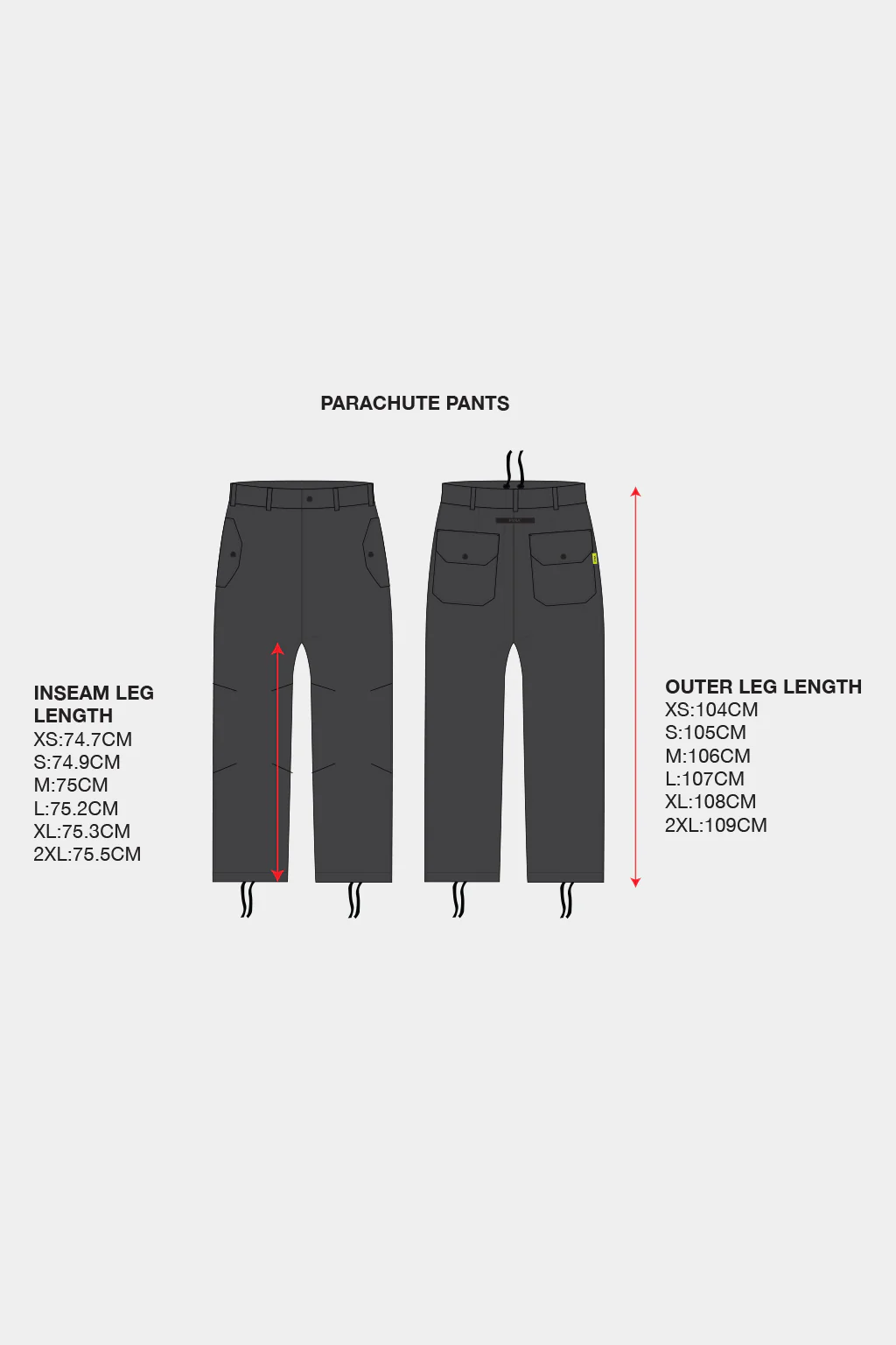 NYLON PARACHUTE PANT BLACK - Image 16