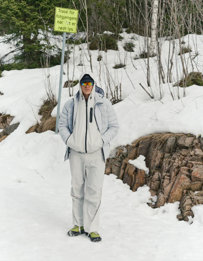 NYLON PARACHUTE PANTS- GLACIER - Image 4