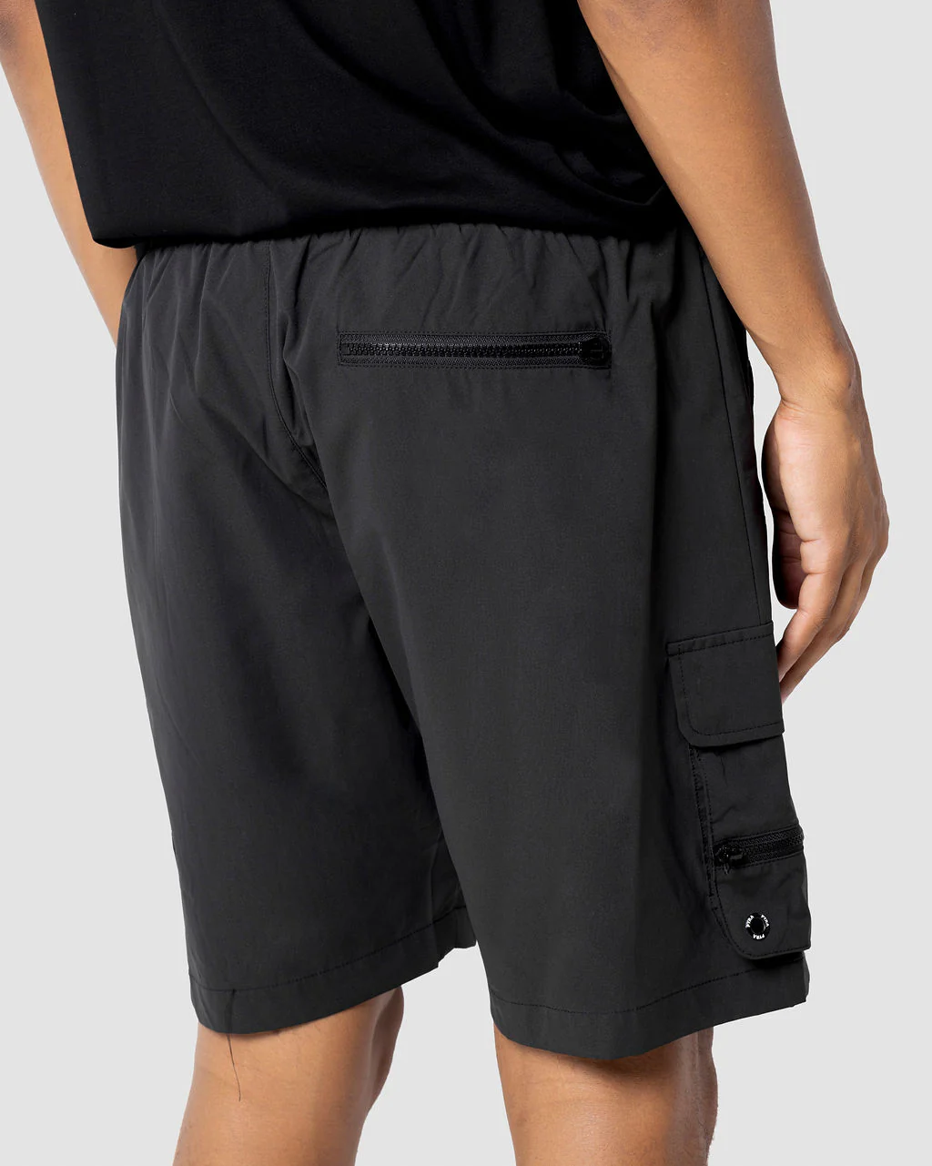Nero Cargo Shorts Black - Image 19