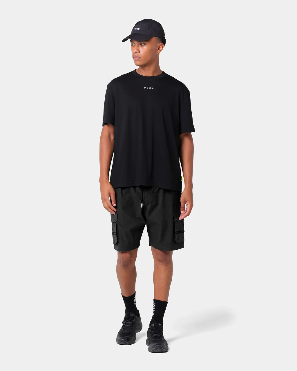 Nero Cargo Shorts Black - Image 20
